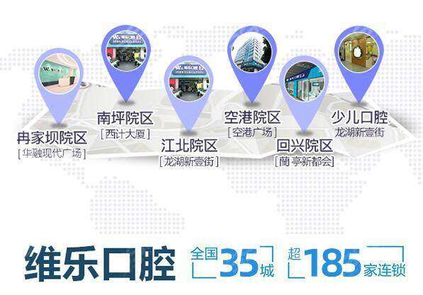 重庆维乐口腔医院地址电话及营业时间：