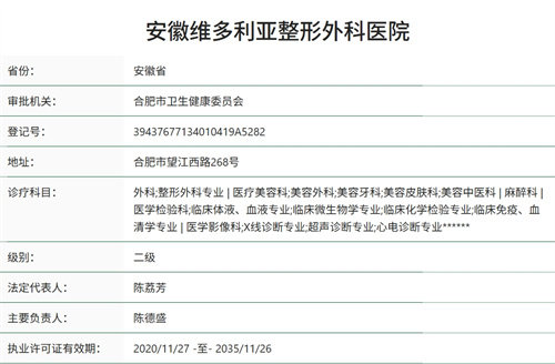合肥维多利亚整形外科医院正规吗